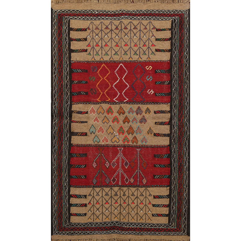 One-of-a-Kind 3'10" X 5'11" Wool Area Rug in
