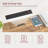 Cesilee TV Stand for TVs up to 75"  with 2 Sliding Barn Doors and Built-In Charging Station-1427611371
