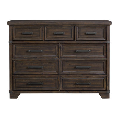 Godsey 9-Drawer Dresser In Charcoal