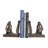 Decorative Rustic Resin Rabbit on Book Bookends