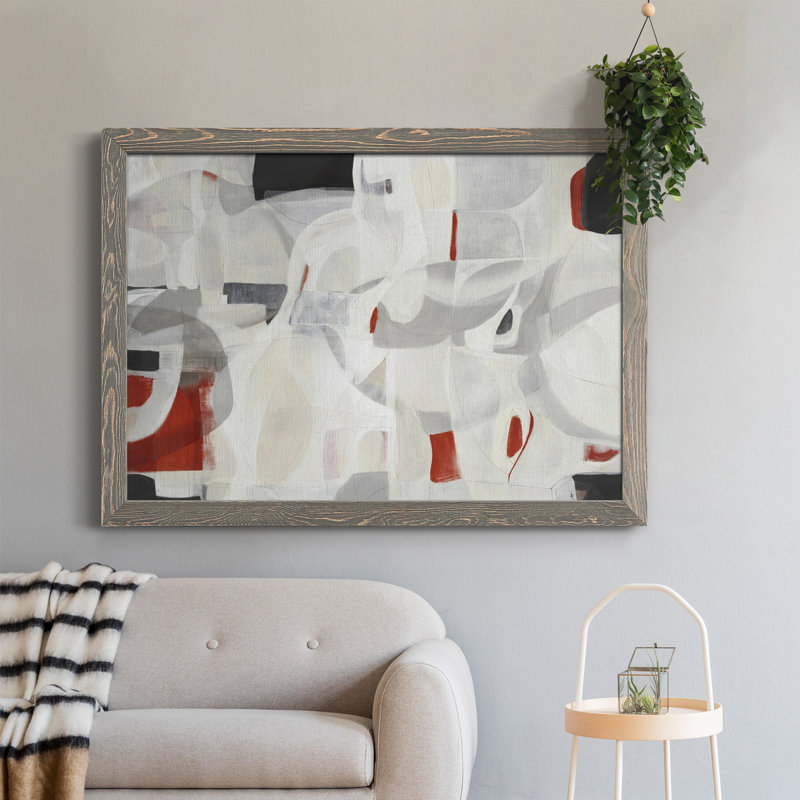 Windswept - Reproduction d'art sur toile encadrée, Gris, H 31,5 po x l 23,5 po x P 1,5 po