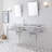 Copeland 34" Tall Stone Oval Console Bathroom Vanity with Faucet and Overflow-1374940813