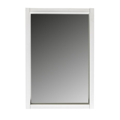 Mundi Wood Flat Wall Mirror