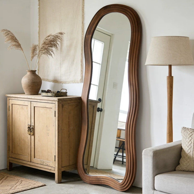 Free Form Manufactured Wood Full Length Mirrors, 70.87" H x 31.5" W
