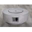 Foyer de table d'extérieur au gaz propane en béton renforcé de fibre H 11 po x l 30 po avec couvercle Rashid-1016851357