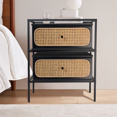 Cojo 58cm W Manufactured Wood Bedside Table