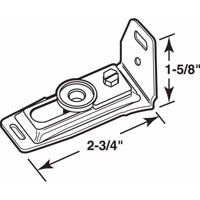 Bi-Fold Door Bottom Pivot Bracket (Single Pack)