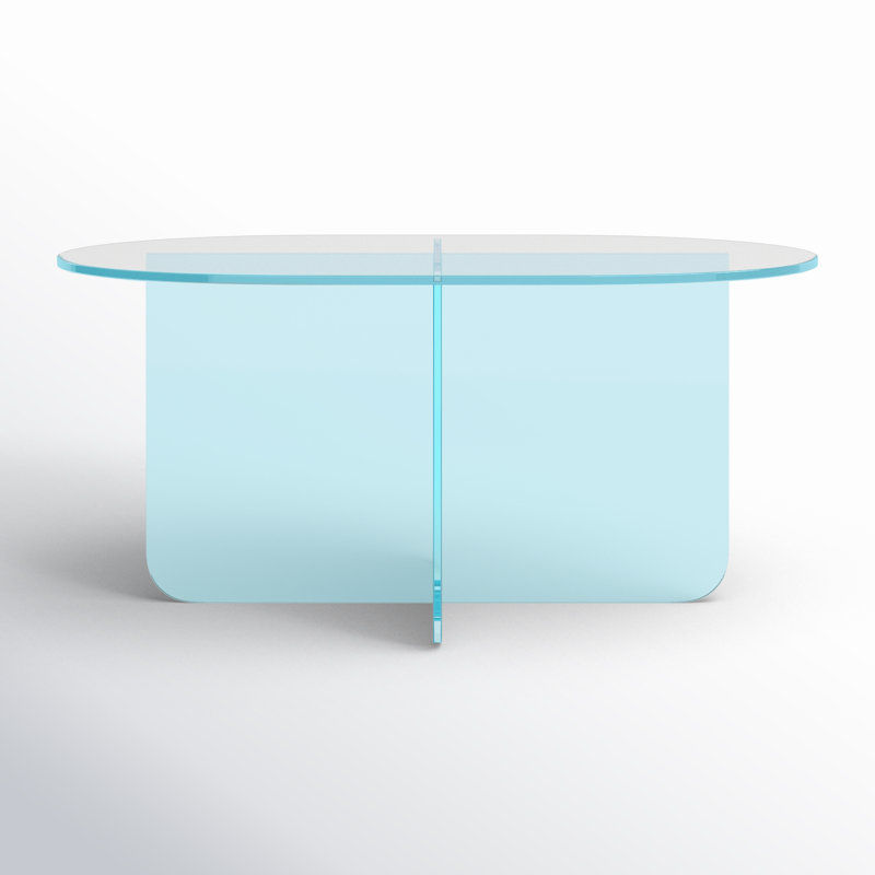 Vinci Coffee Table In Iridescent Glass