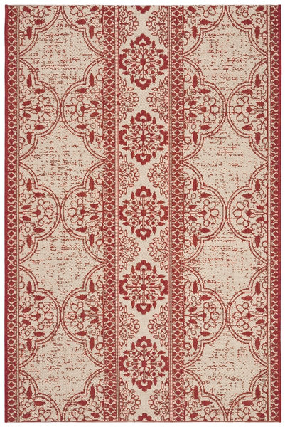 Goodrich Red/Cream Indoor/Outdoor Rug