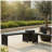Dune Rounded Bench - Black