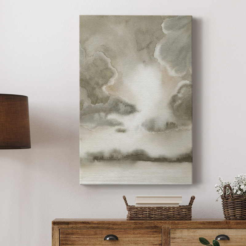 " Sepia Sky II " Painting Print, 18" H x 12" W x 1" D