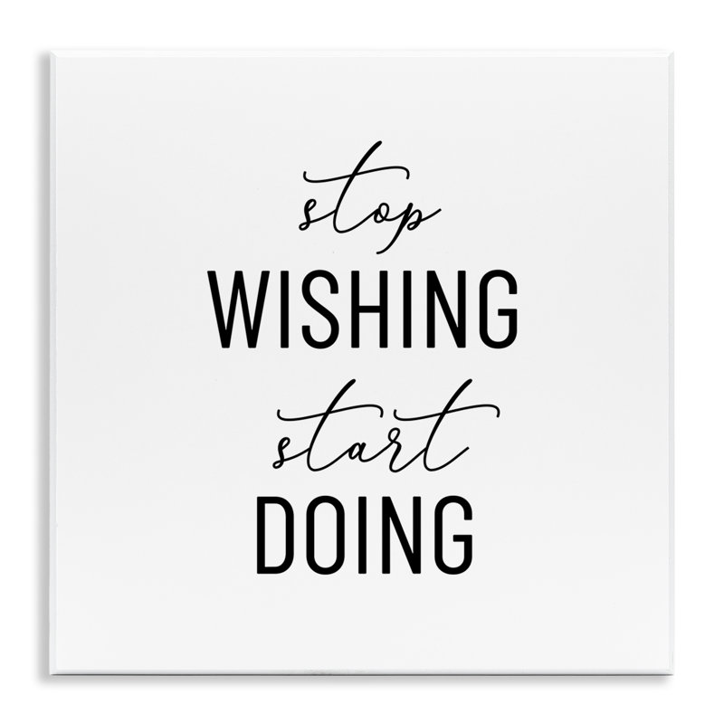 Art mural «Motivational Start Doing» par Anna Quach