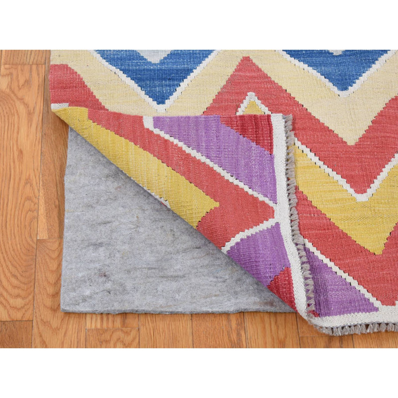 Tapis oriental en laine douce tissé à la main 8 pi x 10 pi de style kilim D396DE830FA0410F9322F0262CC20C7E