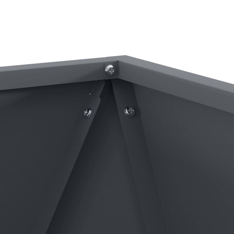 Planter Box, 50cm H x 50cm W x 50cm D, Anthracite