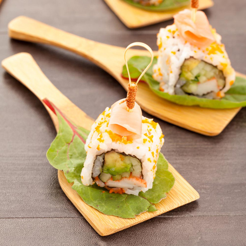 Restaurantware-5.5 Inch Bamboo Spatula, 100 Bamboo Spoons For Cooking - Flat, Sustainable, Bamboo Bamboo Serving Spoons, For Plating Or Serving At Large Catered Events