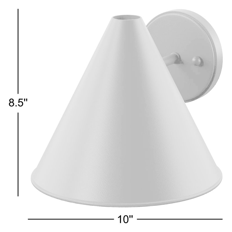 Dedmon Wall Light, Black, No
