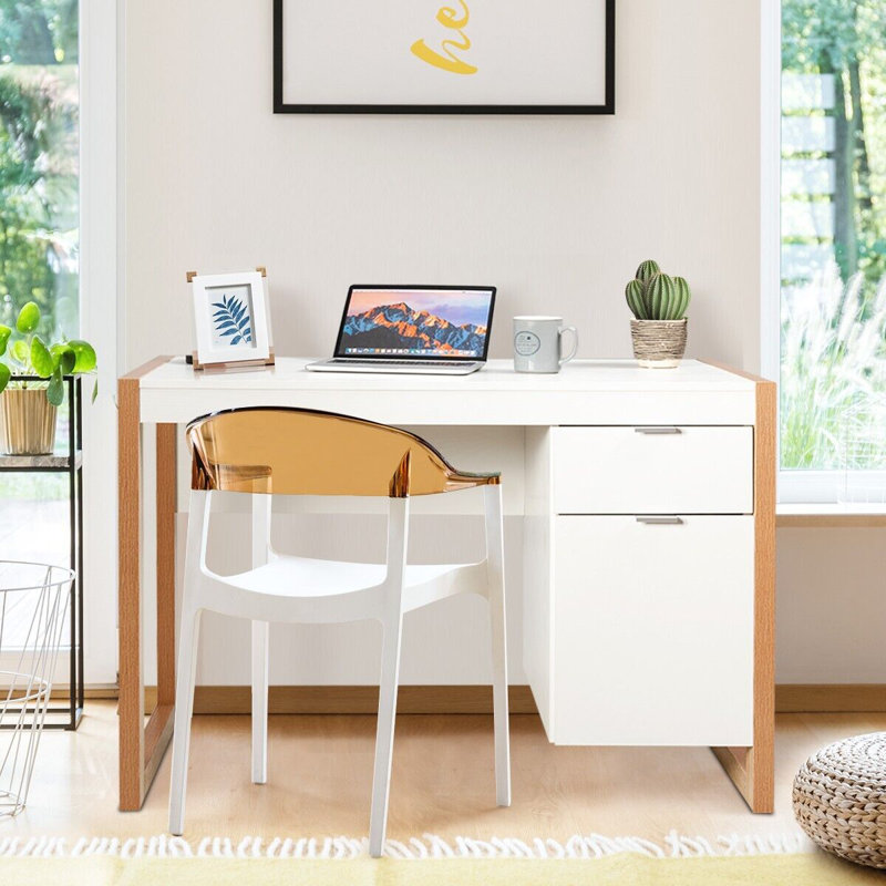 Nevaeh Metal Base Writing Desk