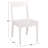 Sandrine Rosetty Scallop Dining Chairs-892518369