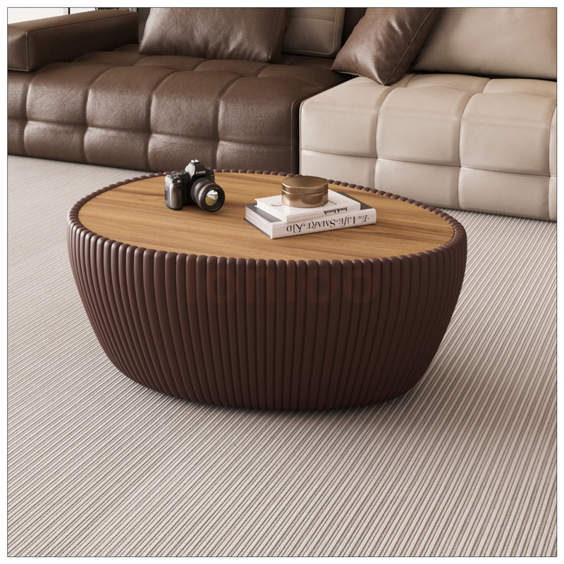 Table basse Goose, Bois, Brun