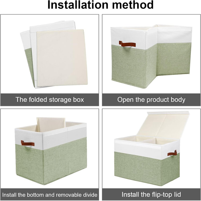 Latitude Run® Fabric Bin