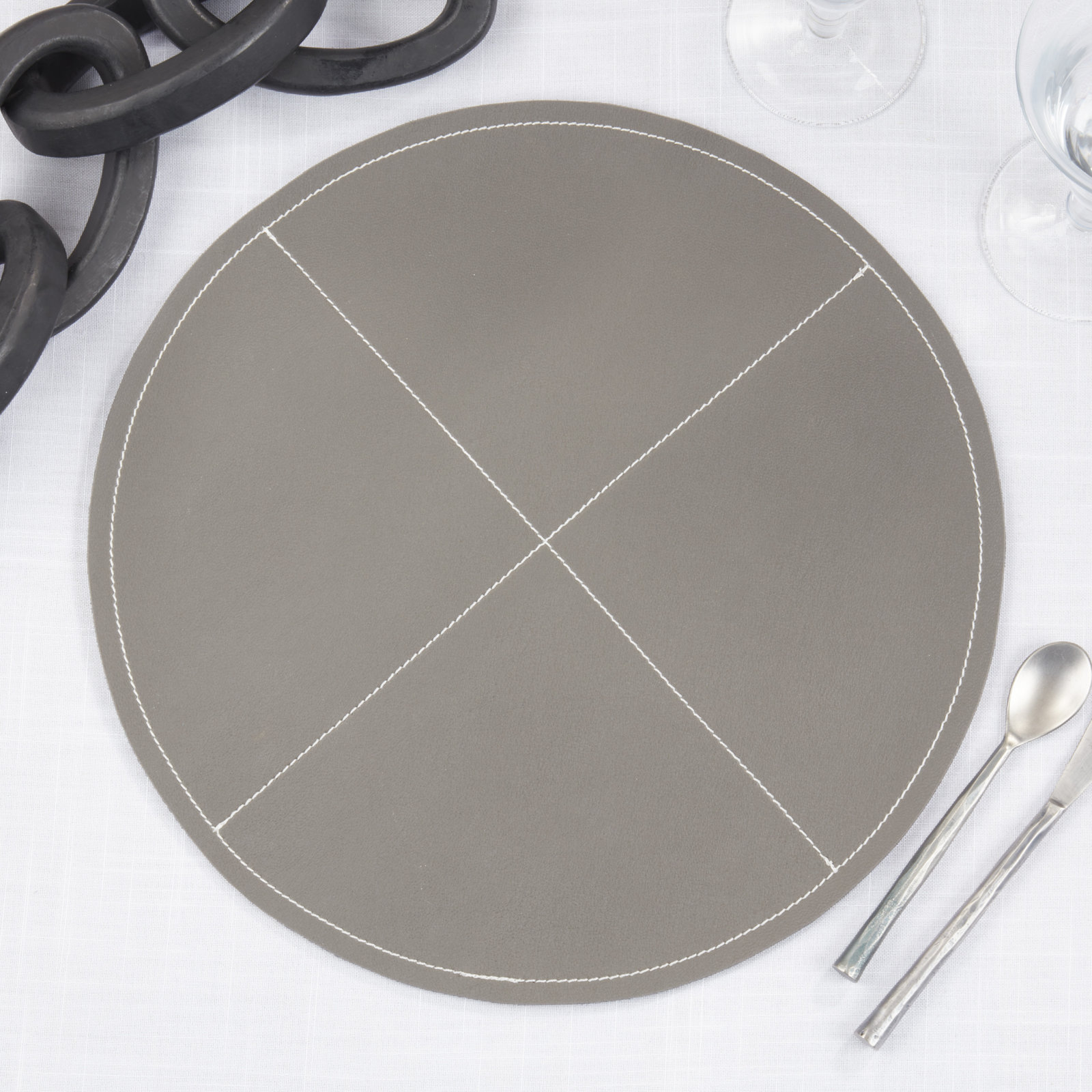 Calliope Placemat, Gray