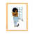Toile avec cadre en bois beige n'est pas disponible