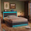 Platform Bed With Drawers Bed-135279689-135279690