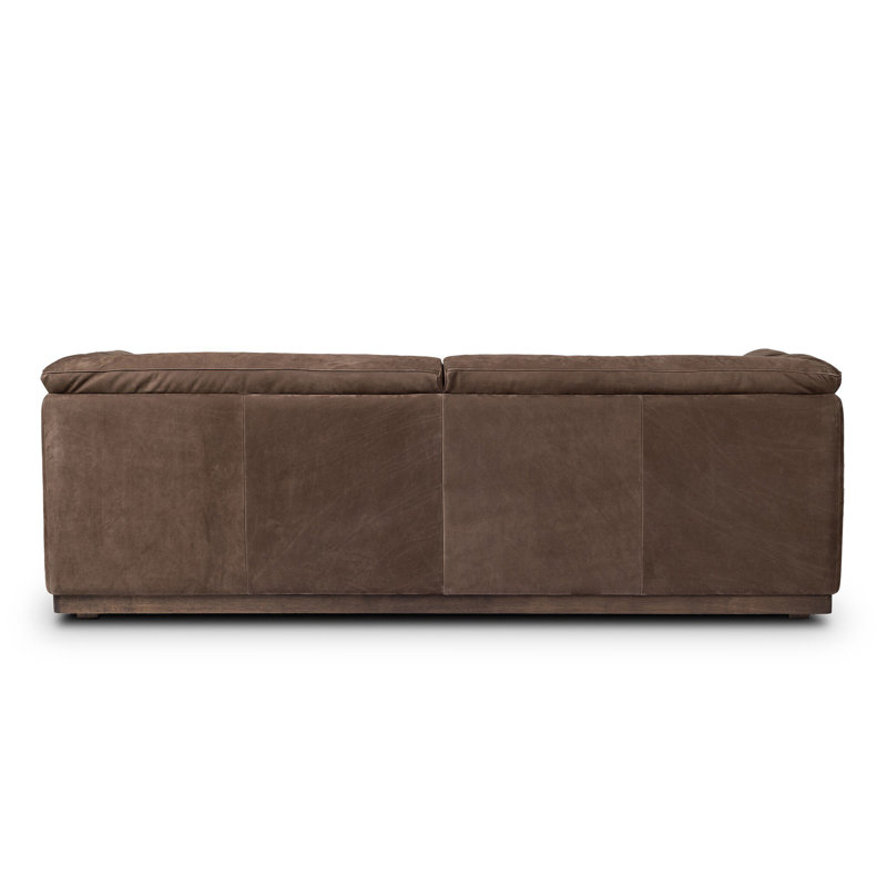 Santino Sofa-86", Nubuck Cigar