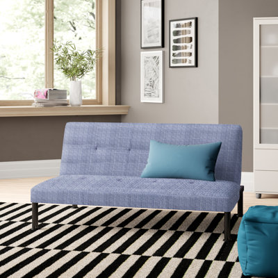 Iselys Twin 64'' Upholstered Convertible Sofa
