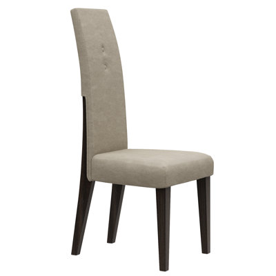 19'' H Faux Leather Upholstered Parsons Chair