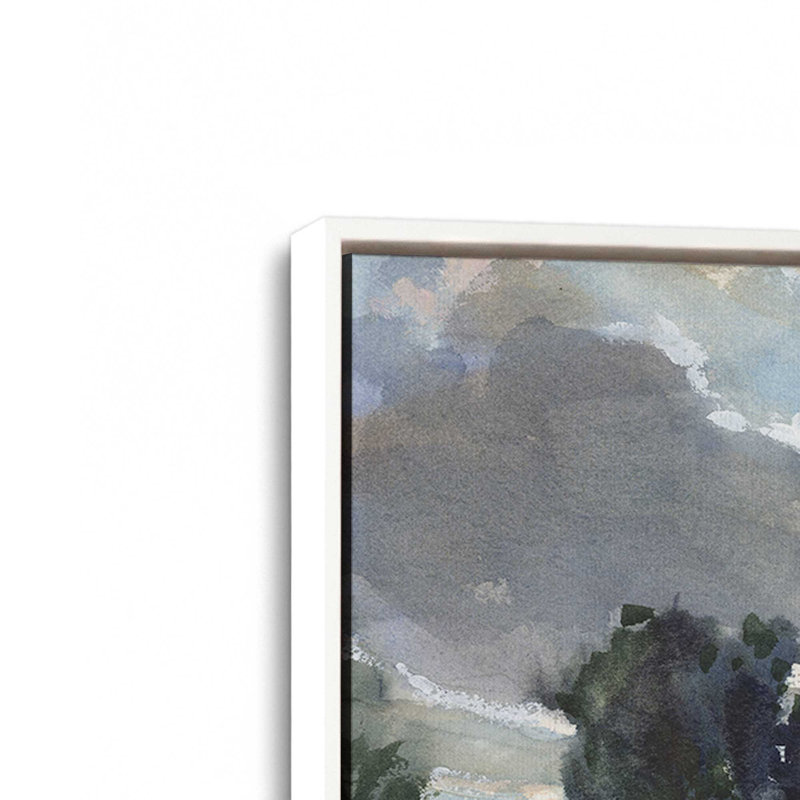 «Storm Clouds» par Stephen Calcasola, reproduction d'art, «Floater», reproduction encadrée sans passe-par, H 36 po x l 48 po