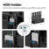 Johanah Floor TV Stand for 32-70 Inch TV with Double Sided Panel and HDD holder