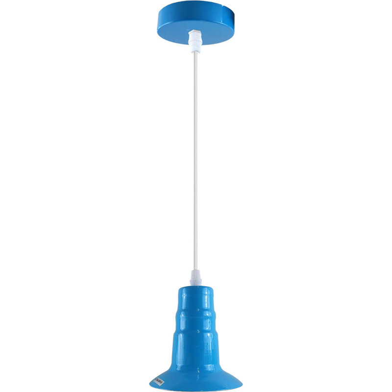 Kingsville 1 - Light Single Pendant, Light Blue