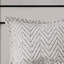 Ensemble d'édredon en duvet synthétique simple / simple TG avec motif à chevrons et taie décorative assortie pour chambres douillettes et élégantes-119068537