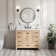Grevera 42'' Single Bathroom Vanity with Carrara Quartz Top