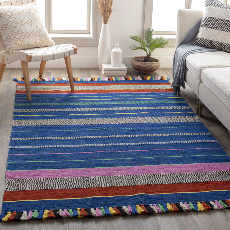 Kyneton Flatweave Cotton Striped Indoor Rug