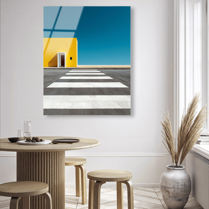 Hue Crossing I High-Gloss Frameless Acrylic Glass Wall Art Architecture Print by Oliver Gal, Ready to Hang, 16 x 20