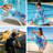 Sea Turtle Microfiber Beach Towels Absorbent Large Printed Towels for Camping Swimming Pool Travel 30" x 63"