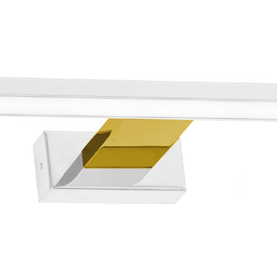 Shine Steel LED Armed Sconce