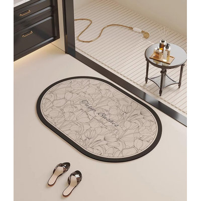 Decontamination Diatomaceous Earth Absorbent Bathroom Mat