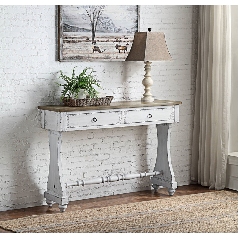 Console avec tiroirs de rangement
