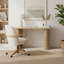 Monroe Oak Effect Computer & Writing Desk
