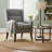  High-Back Upholstered Polyester Accent Armchair for Living Room Bedroom-1473778332