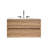 Modern Oak Bathroom Vanity With Ceramic Sink, Ample Storage