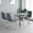 Upholstered Counter Stool with Metal Frame-94413548