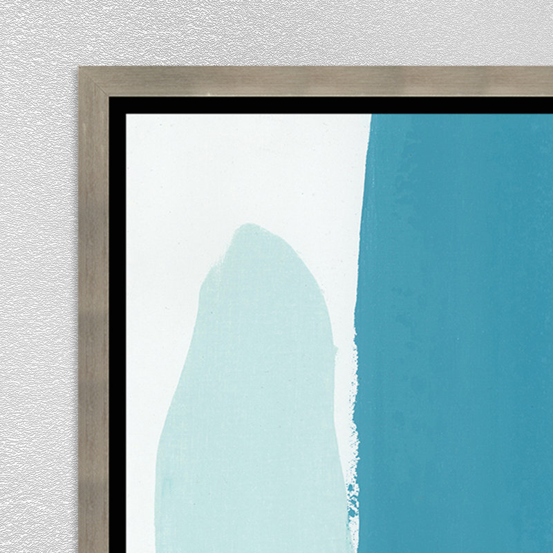Blu Crush II Painting by Rick Kane, 37.75" H x 37.75" W, Glass Coat