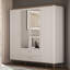 Tasheanna 4 Door Manufactured Wood Wardrobe