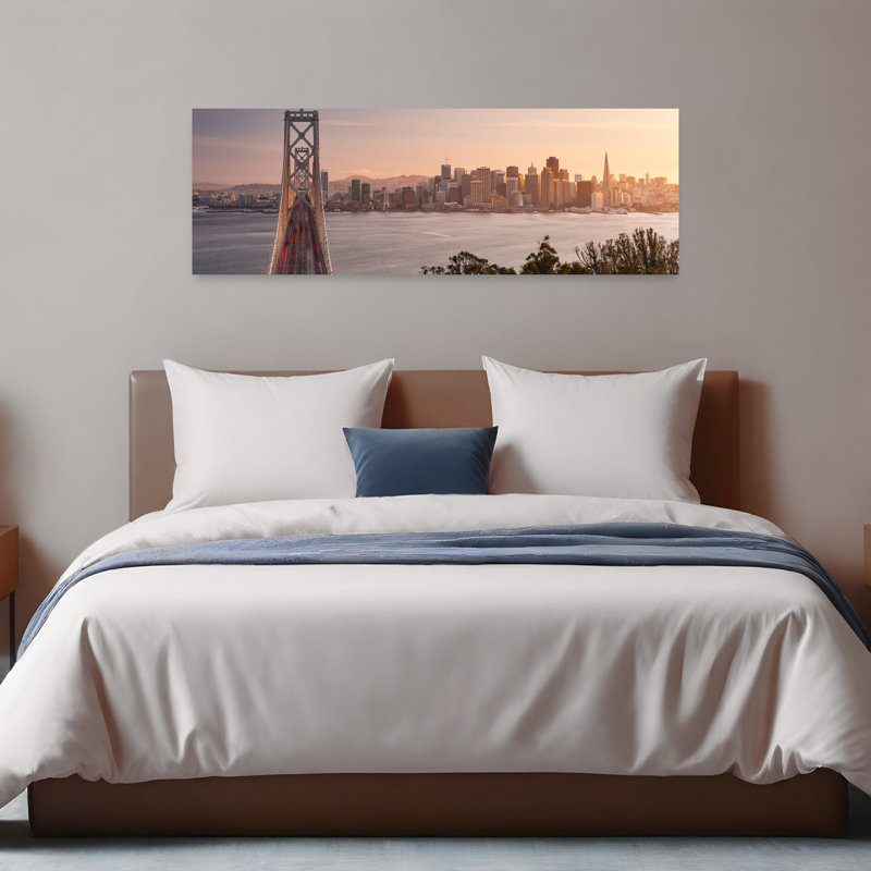 San Francisco Panorama by Stefan Hefele - Wrapped Canvas Panoramic Print, 40.64 cm H x 121.92 cm W
