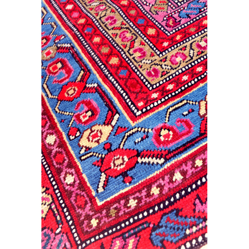 Vintage Worn One-of-a-Kind Runner 6'1" X 12'11" Area Rug