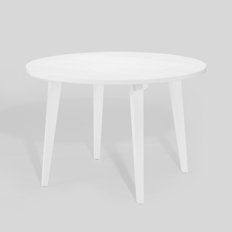 Glendo Round Dining Table, White
